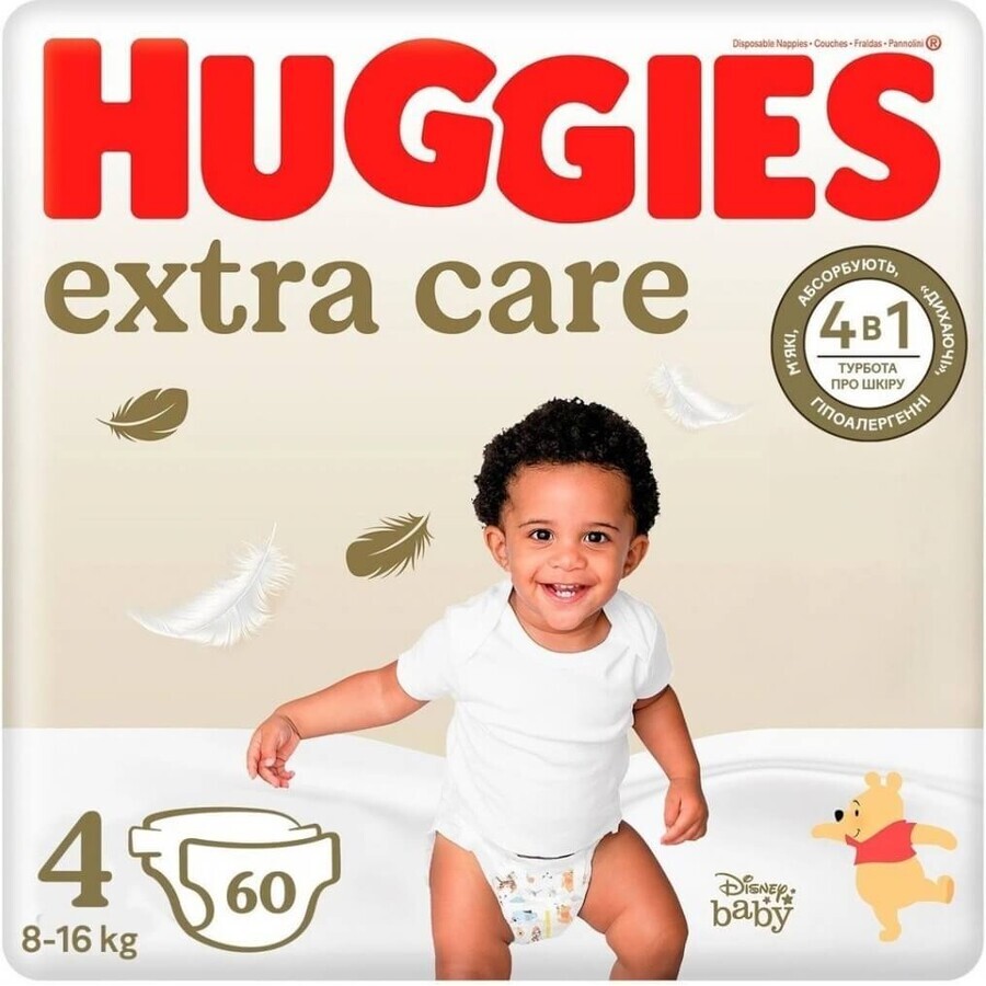 HUGGIES Elite Soft 4 Pannolini 33 pz. 1×1 pz.