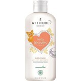 ATTITUDE Savon corporel et shampoing pour bébé (2 en 1) Feuilles de bébé à l'arôme de jus de poire 1×473 ml, lotion corporelle pour bébé