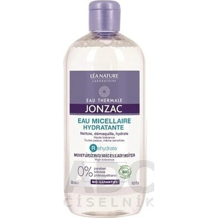 JONZAC Rehydrate Hydratant Eau Micellaire BIO 1×500 ml