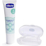 CHICCO Beruhigendes Zahngel und Zahnbürste Set mit Box 4m + 1×1 Stk