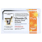 Vitamin D3 D-Pearls 75 µg, 80 Weichkapseln, Pharma Nord