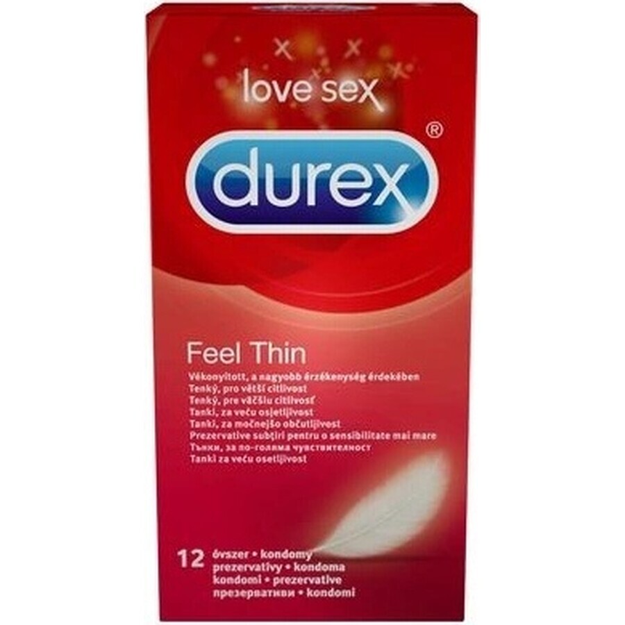 DUREX Feel Thin Classic 1×12 pezzi, preservativi