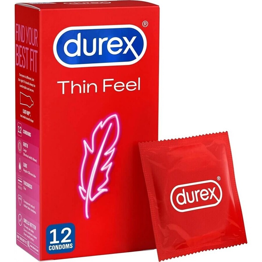 DUREX Feel Thin Classic 1×12 pezzi, preservativi