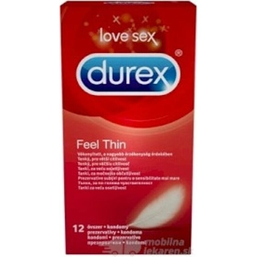 DUREX Feel Thin Classic 1×12 pezzi, preservativi