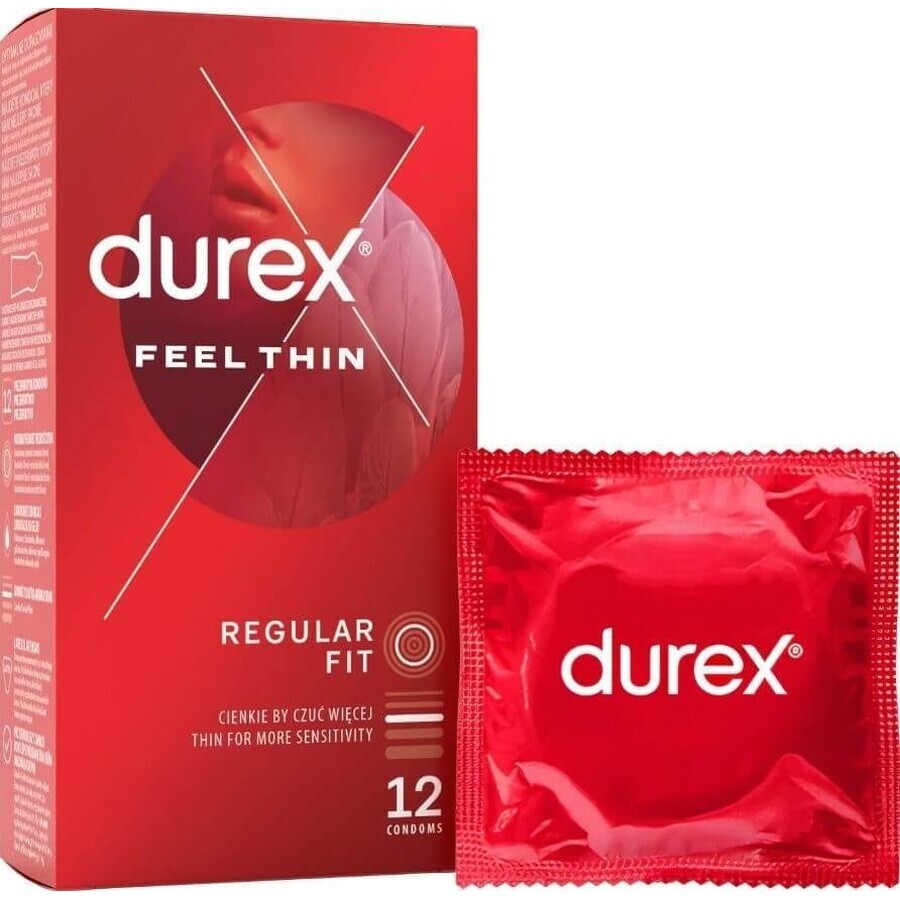 DUREX Feel Thin Classic 1×12 pezzi, preservativi