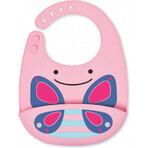 Babero de silicona Zoo Butterfly 1×1 ud, babero de silicona