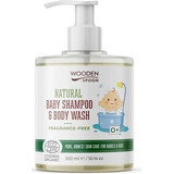 Wooden Spoon Baby Shower Gel/Shampooing 2in1 fragrance free 300ml 1×300ml, baby shower gel