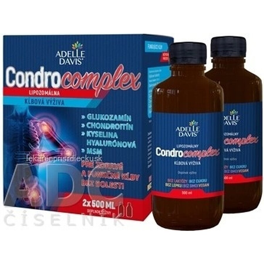 Adelle Davis CONDROCOMPLEX Liposomal Joint Nutrition 2×500 ml, complemento alimenticio