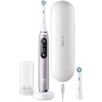 Oral B EK iO Series 9 Rose Quartz + toothbrush holder + travel case 1×1 set, electronic toothbrush