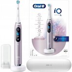 Oral B EK iO Series 9 Rose Quartz + toothbrush holder + travel case 1×1 set, electronic toothbrush