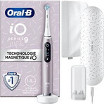 Oral B EK iO Series 9 Rose Quartz + toothbrush holder + travel case 1×1 set, electronic toothbrush