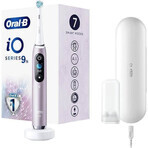 Oral B EK iO Series 9 Rose Quartz + toothbrush holder + travel case 1×1 set, electronic toothbrush