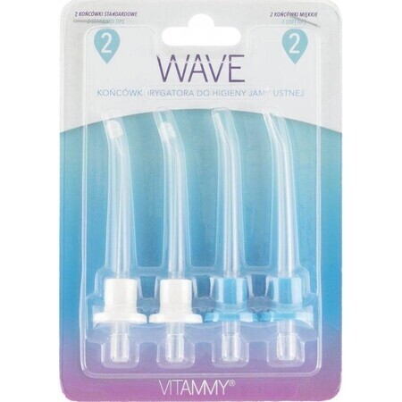 Vitammy Wave Maniglie di ricambio per doccia dentale 1×4 pezzi, soffioni dentali di ricambio