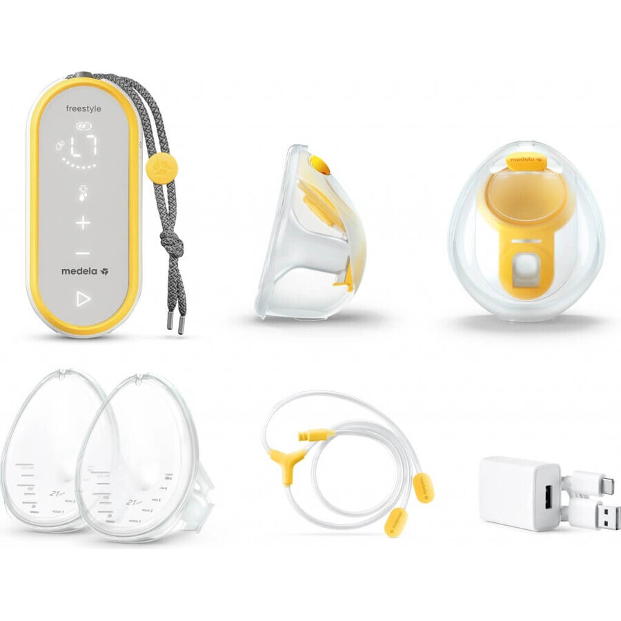 Medela Double Freestyle™ Hands-free 1×1 tire-lait électrique, tire-lait électrique.