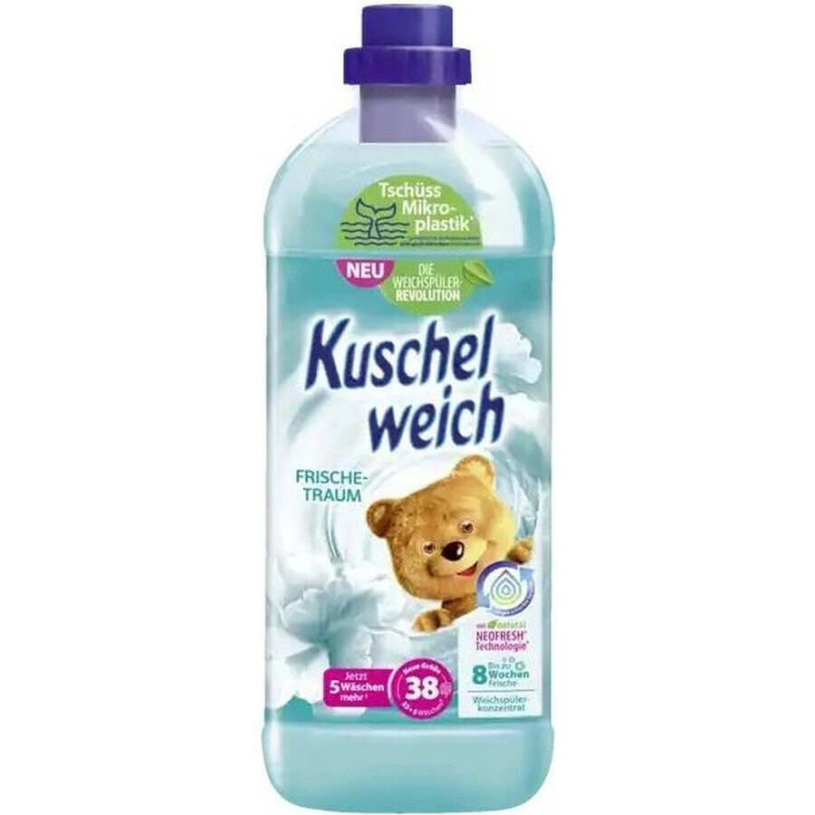 Kuschelweich Weichspüler - Fresh Dream (türkis), 38 Wäschen 1×1 l, Weichspüler