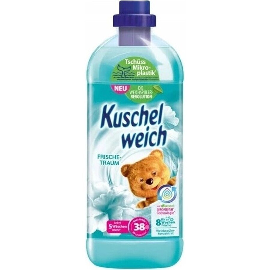 Kuschelweich Weichspüler - Fresh Dream (türkis), 38 Wäschen 1×1 l, Weichspüler