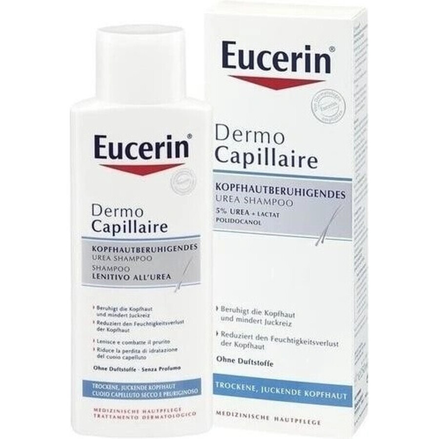 Eucerin DermoCapillaire 5% Urea Shampoo 1×250 ml voor droge huid