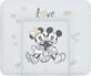 CEBA Disney Minnie &amp; Mickey Tapis de remplacement pour commode (85x72) Disney Minnie &amp; Mickey Gris 1&#215;1 pc