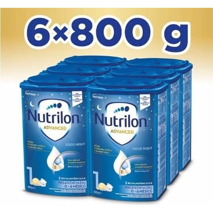 Nutrilon Advanced 1 Goedenacht 6×800 g, zuigelingenmelk