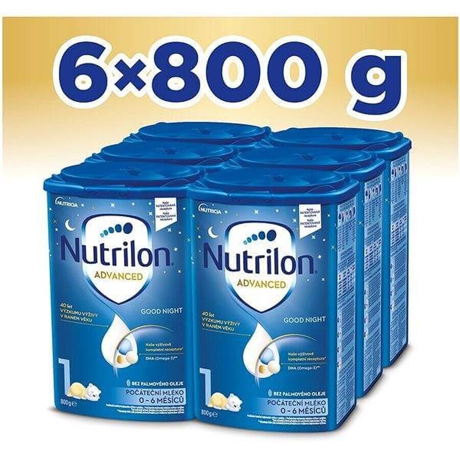 Nutrilon Advanced 1 Goedenacht 6×800 g, zuigelingenmelk