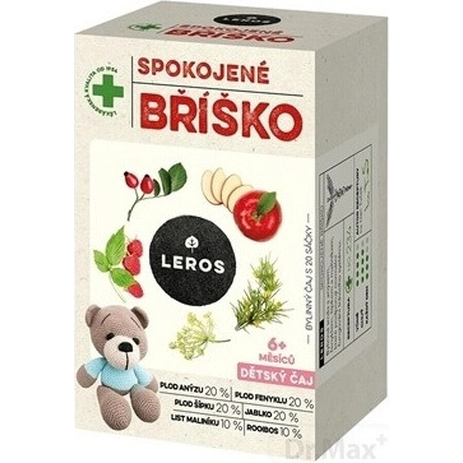 LEROS CHILDREN'S TEA SOOTHY BELLY 20×2 g, tisane pour le ventre des enfants