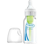 Dr.BROWN'S BABY BOTTLE OPTIONS+ 120 ml 1×1 unidad, estrecho, 0M+, anticólico, plástico, blanco