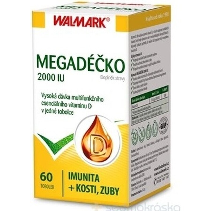 WALMARK Megadose 2000 UI 1×60 cps, vitamina D