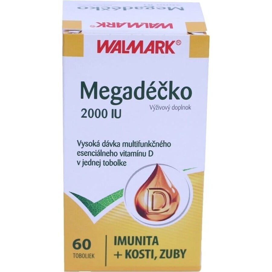 WALMARK Megadose 2000 UI 1×60 cps, vitamina D