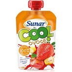 Sunar COOL Fruit Banana, strawberries, apples 1×120 g, Banana, strawberries, apples, 12m+