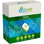 ECOVER tablettes pour lave-vaisselle 1x25 pcs, tablettes pour lave-vaisselle