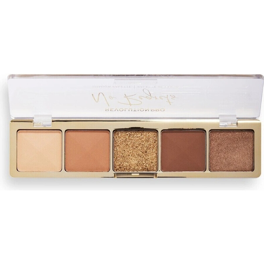 Revolution PRO, Glam Palette No Regrets Soft Nude, paleta de sombras de ojos 1×5,50 g, paleta de sombras de ojos