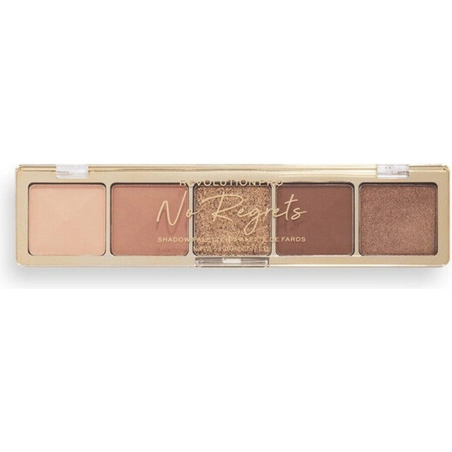 Revolution PRO, Glam Palette No Regrets Soft Nude, paleta de sombras de ojos 1×5,50 g, paleta de sombras de ojos