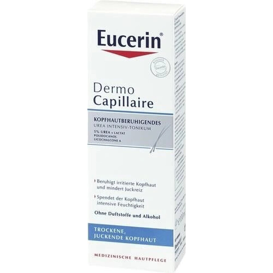 Eucerin DermoCapillaire 5% Urea Tonic 1×100 ml pour cuir chevelu sec