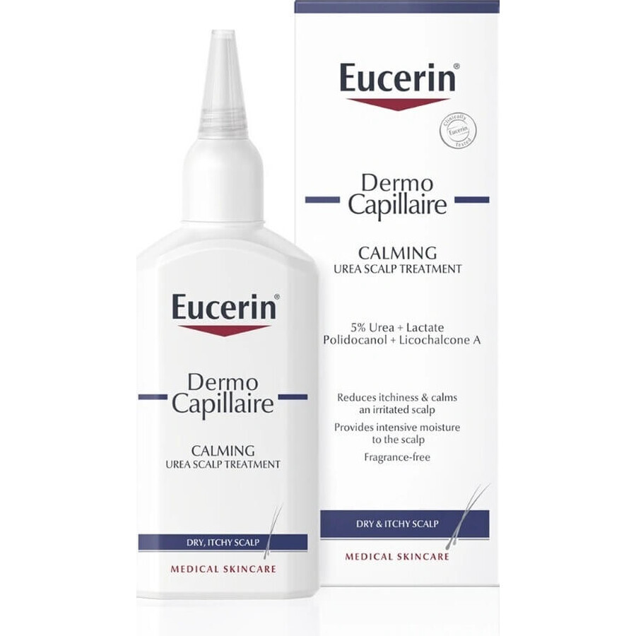 Eucerin DermoCapillaire 5% Urea Tonic 1×100 ml pour cuir chevelu sec