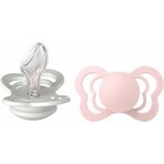 BIBS Couture silicone orthodontique BIBS Couture silicone haze/blossom 1×2 pcs, taille 1