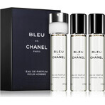 Chanel Bleu De Chanel Edt 3x20ml 60ml 1×1pc, apă de toaletă