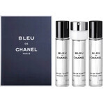 Chanel Bleu De Chanel Edt 3x20ml 60ml 1×1pc, apă de toaletă