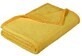 Couverture pour enfants KORALL MICRO 100x150 6014/005 jaune 1&#215;1 pc, couverture pour b&#233;b&#233;s