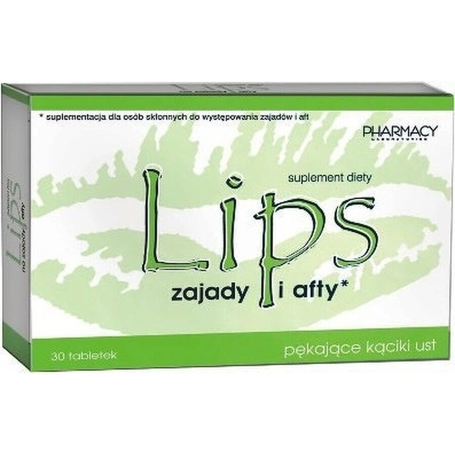 Lip tablets 1×30 tbl, tablets for canker sores and inflammation