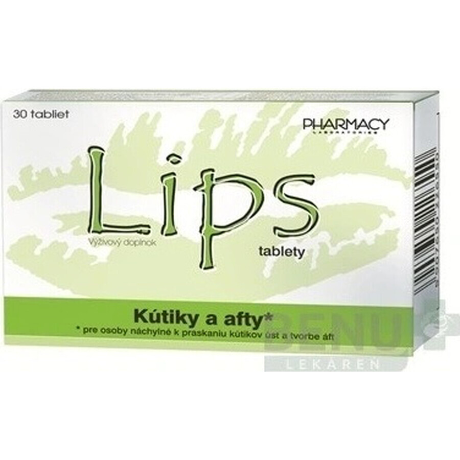 Lip tablets 1×30 tbl, tablets for canker sores and inflammation