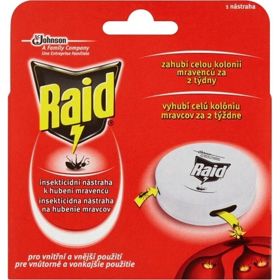 Raid contre les fourmis 1×1 pc, pour l'élimination des fourmis