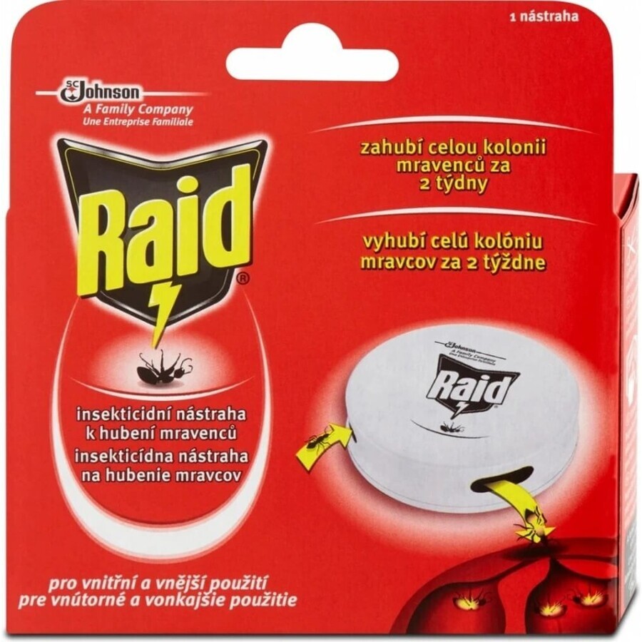 Raid contre les fourmis 1×1 pc, pour l'élimination des fourmis