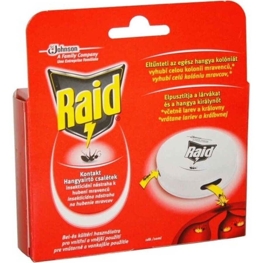 Raid contre les fourmis 1×1 pc, pour l'élimination des fourmis