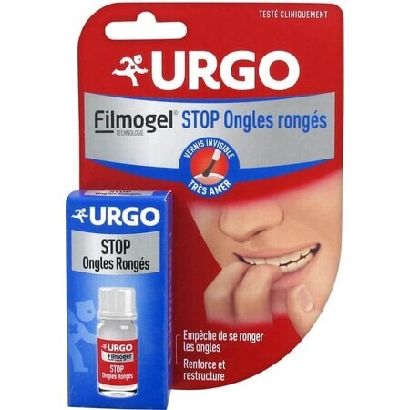 URGO FILMOGEL STOP NAIL BITING 1×9 ml, lac de unghii amar împotriva mușcării unghiilor