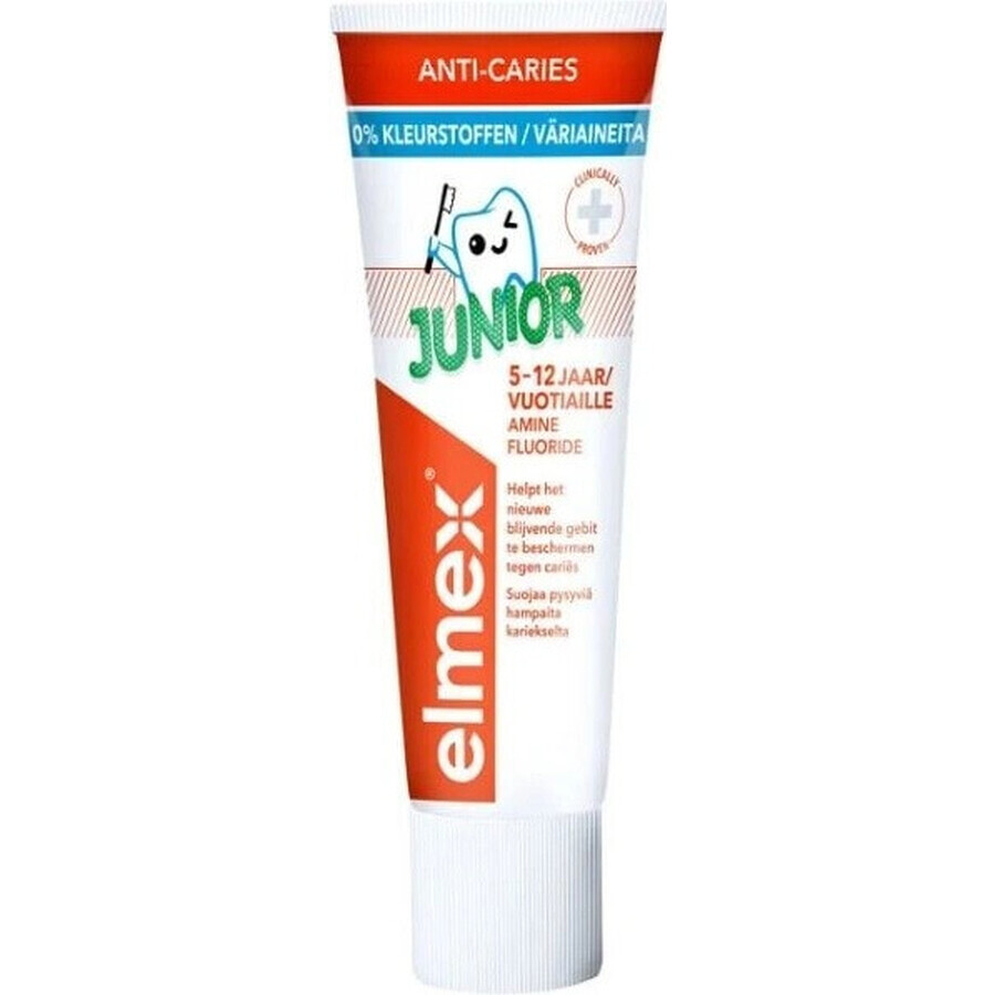 ELMEX JUNIOR TOOTH PASTE 1×75 ml, tandpasta voor kinderen