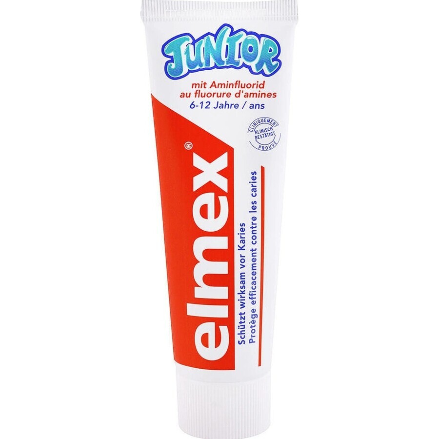 ELMEX JUNIOR TOOTH PASTE 1×75 ml, tandpasta voor kinderen