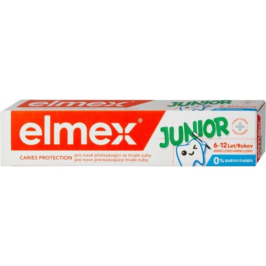 ELMEX JUNIOR TOOTH PASTE 1×75 ml, tandpasta voor kinderen