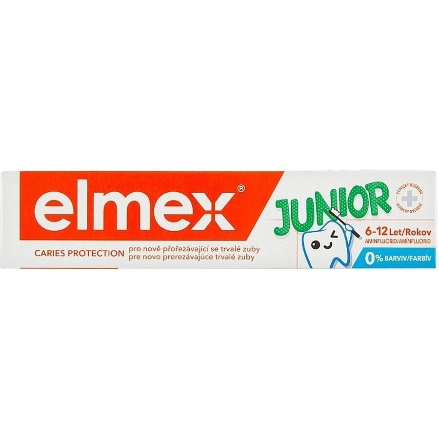 ELMEX JUNIOR TOOTH PASTE 1×75 ml, tandpasta voor kinderen