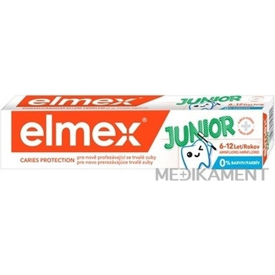 ELMEX JUNIOR TOOTH PASTE 1×75 ml, tandpasta voor kinderen