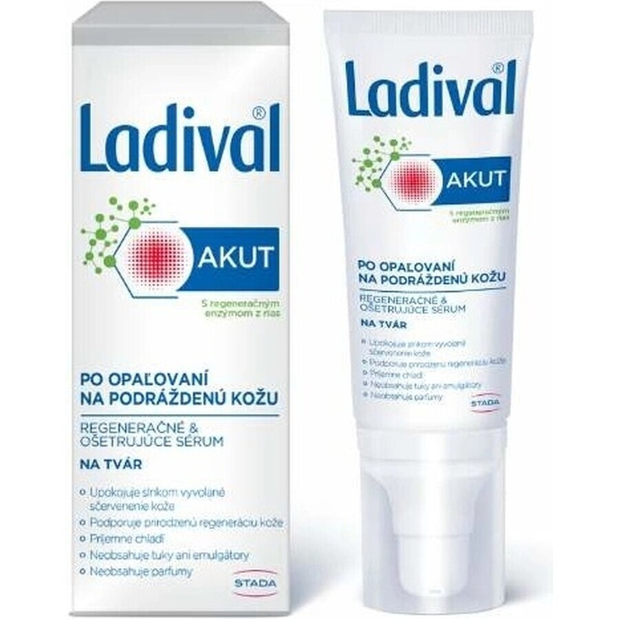 LADIVAL Akut Ser de față 1×50 ml, ser de față după plajă